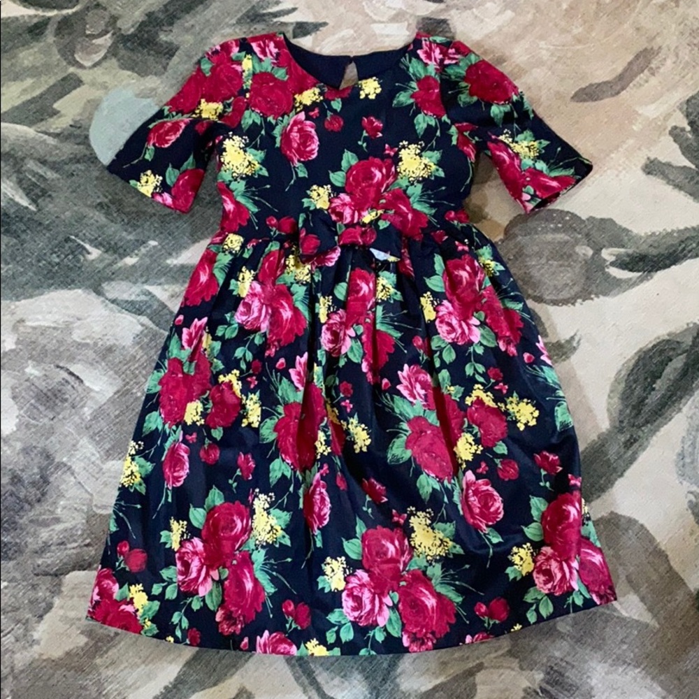 Janie and Jack floral dress 8
